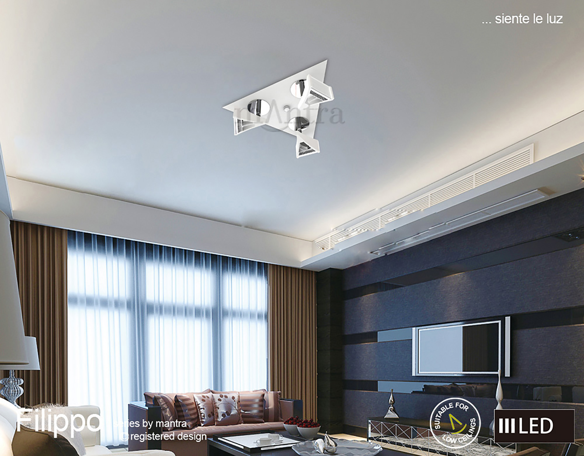 Filippo Ceiling Lights Mantra Fusion Surface Spot Lights